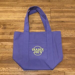Trader Joes Mini Tote Bag (Purple)